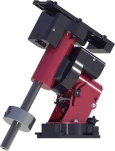 A professional-grade German equatorial telescope mount (credit: Bisque.com)