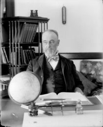 Asaph Hall in his later years at the U.S. Naval Observatory.