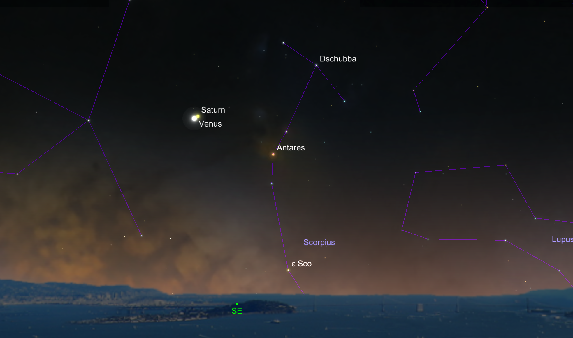 Venus and Saturn Meet in the Morning Sky Cosmic Pursuits