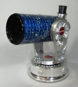 A Questar 3.5" Maksutov-Cassegrain telescope.