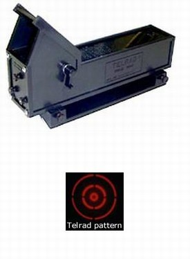 A Telrad finder and its reticle pattern