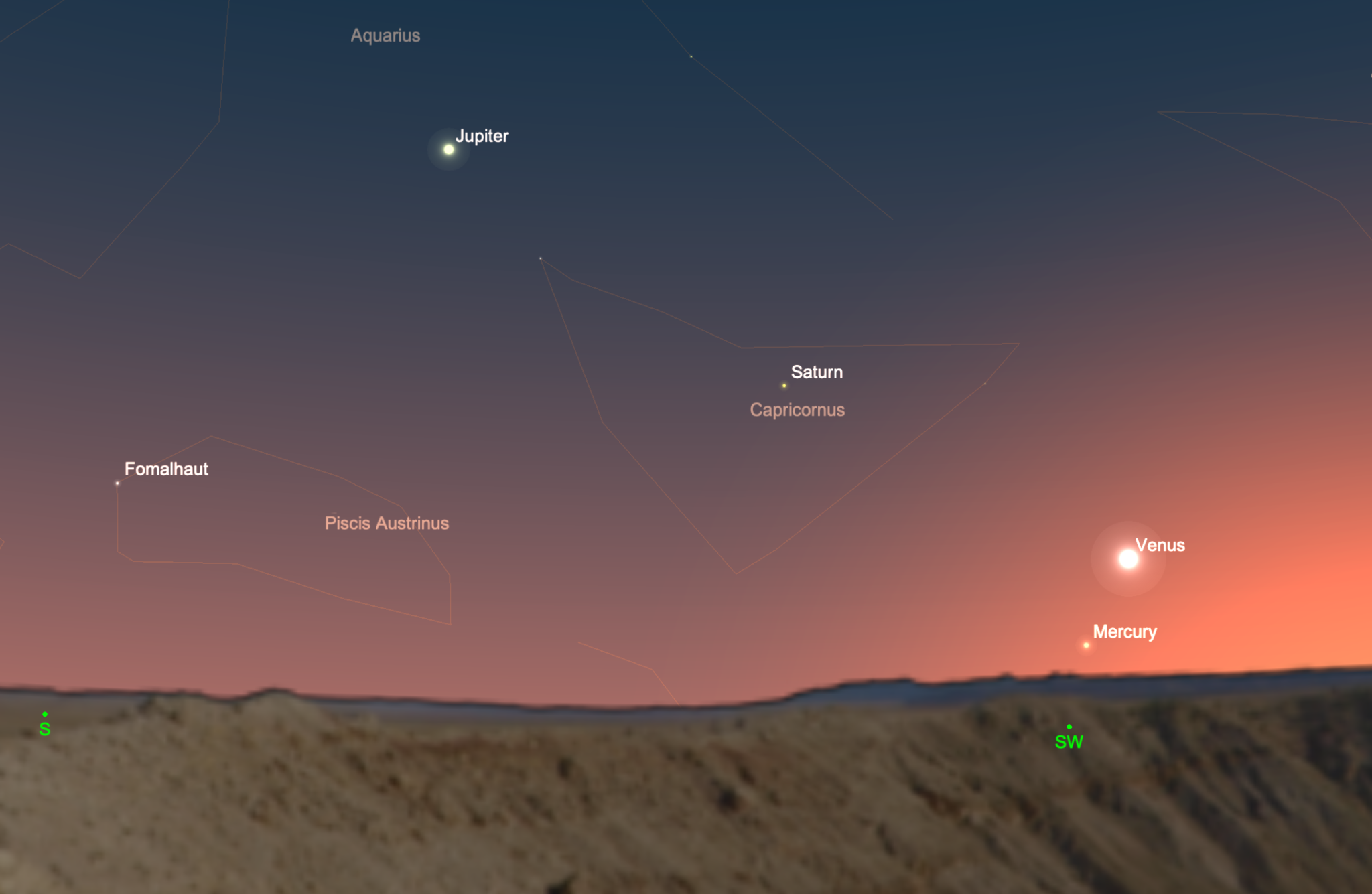 The Night Sky This Month - December 2021 - Cosmic Pursuits