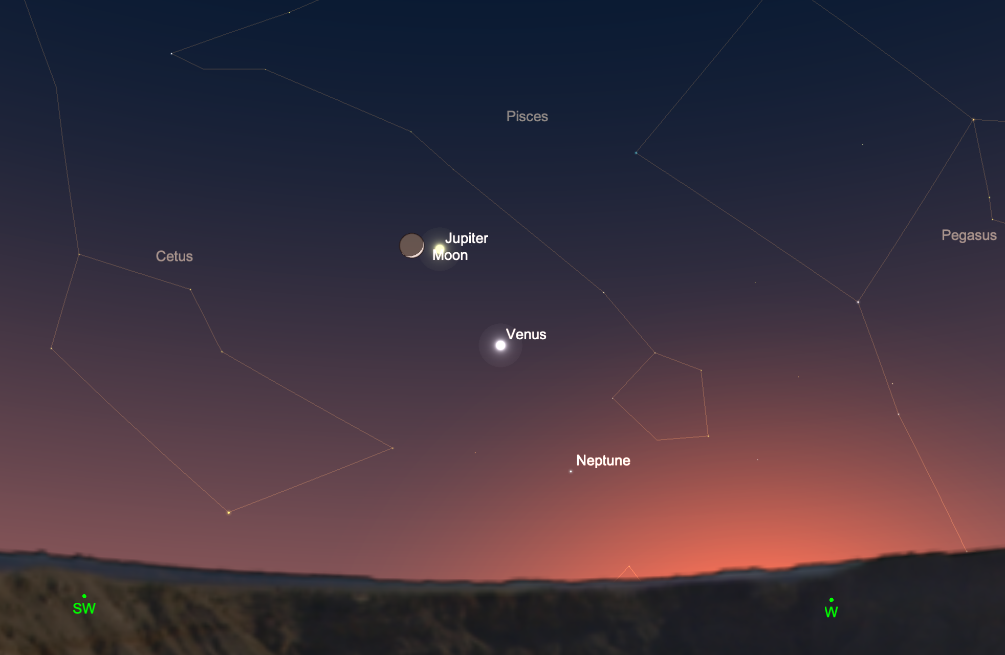 The Night Sky This Month - February 2023 - Cosmic Pursuits